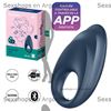 Powerful One Anillo vibrador con control via APP y carga USB